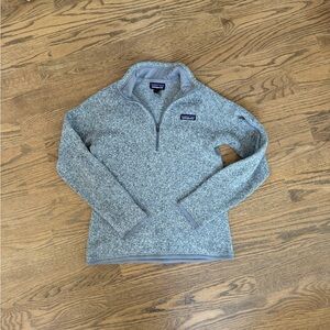 Patagonia Better Sweater Synchilla Coat 1/4 Quarter Zip Sweatshirt Jacket